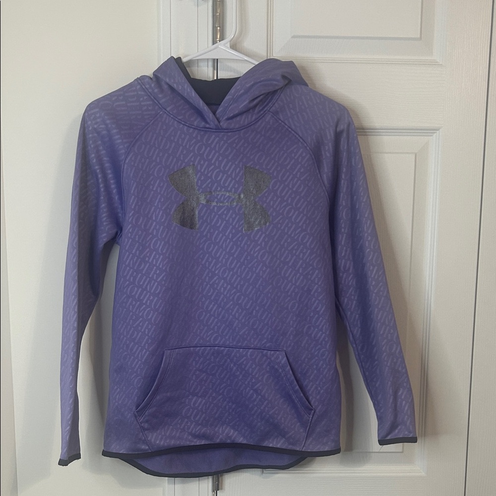 Kid’s Under Armour Lavender Patterned Hoodie